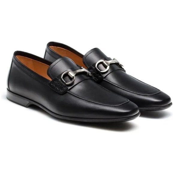 New! Magnanni Rafa II Apron Toe Bit Loafer Black Size 13 M US 18456 DD377 main image 7